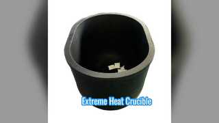 High Temp Oval Crucible Melts Metals Fast