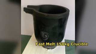 150kg Aluminum Melting Crucible Fast Melt
