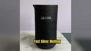Melt Silver Faster: Graphite Casting Crucible