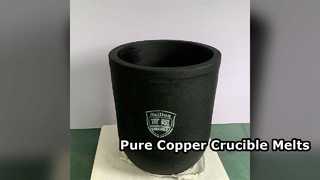 Pure Copper Crucible 1650C Max Heat Melting
