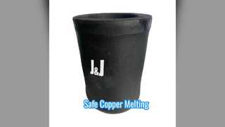 Safe Copper Melting Crucible Heat Resistant Handles